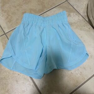 Lululemon Athletica Sky Blue Athletic Shorts